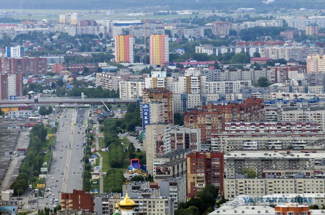 Тюмень с высоты птичьего полёта!