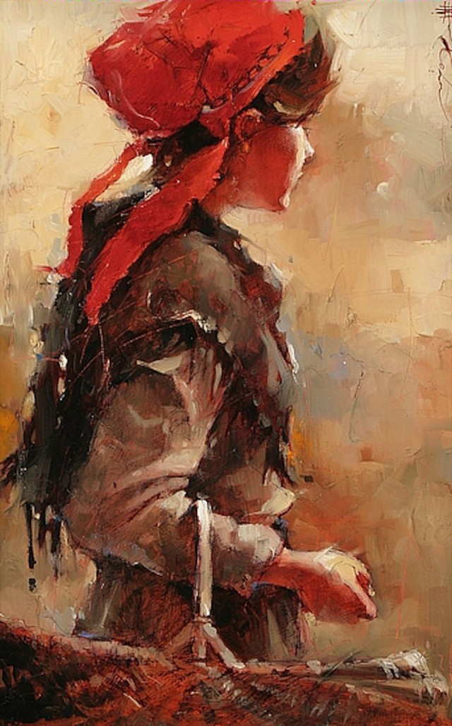 Акварель, Andre Kohn. 8 картин