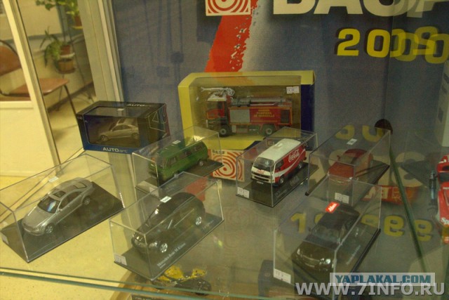 Выставка масштабных коллекционных автомобилей