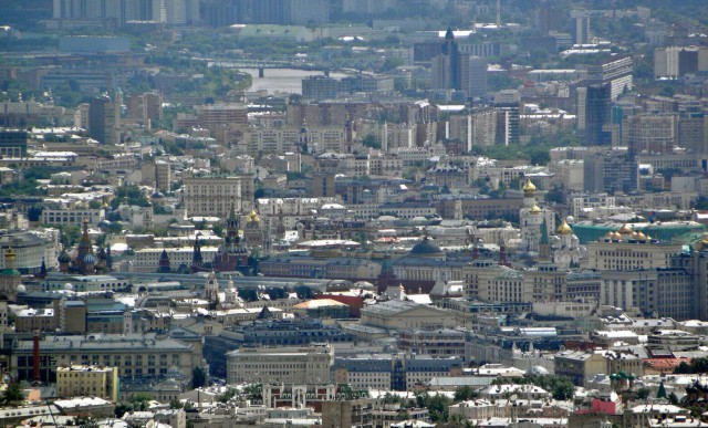 Огромная... сверх-огромная панорама Москвы