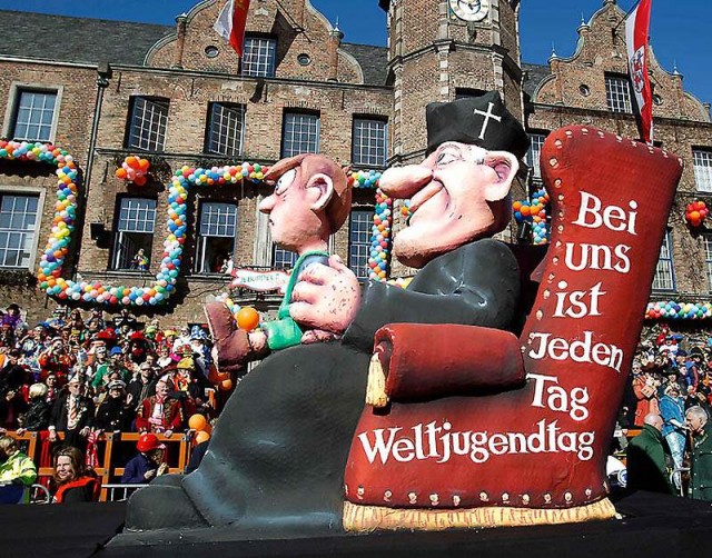Политическая сатира на немецких карнавалах