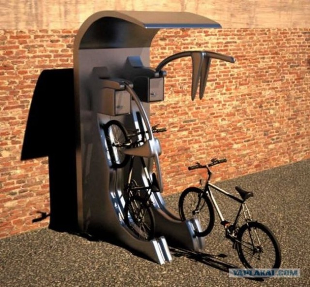 Парковка будущего для велосипедов (3 фото)