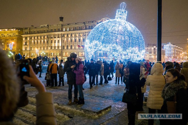 Предновогоднее настроение в Москве