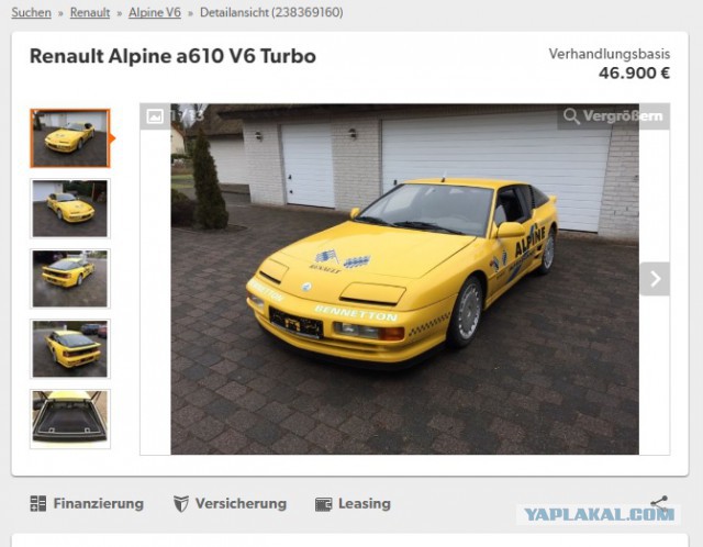 Синяя легенда: Найден эксклюзивный спорткар Renault Alpine A610 Turbo певца Жени Белоусова