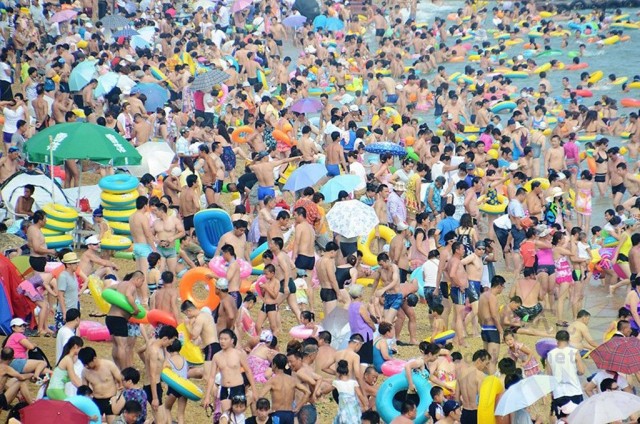 Китайские пляжники