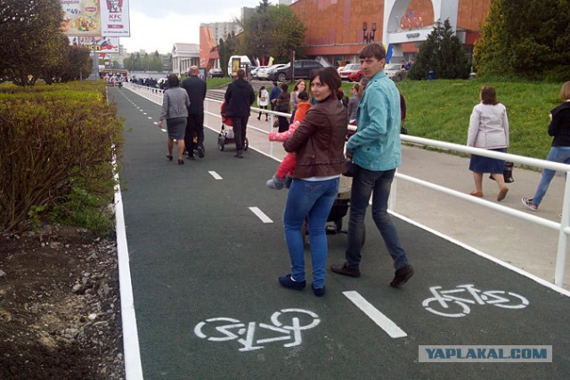 На велодорожке в Ставрополе произошло первое ДТП