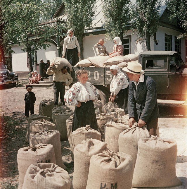 1950-е в цветных фотографиях