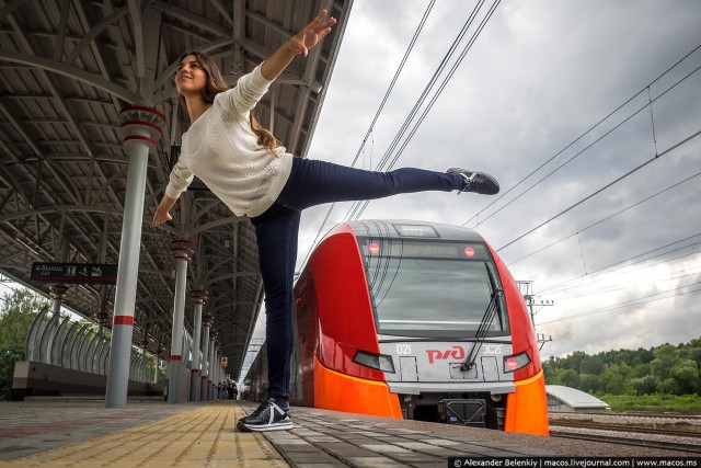 В Москве запускают городскую электричку (фотоотчет)