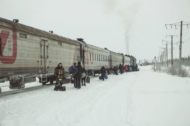 Путешествие на поезде по крайнему северу России