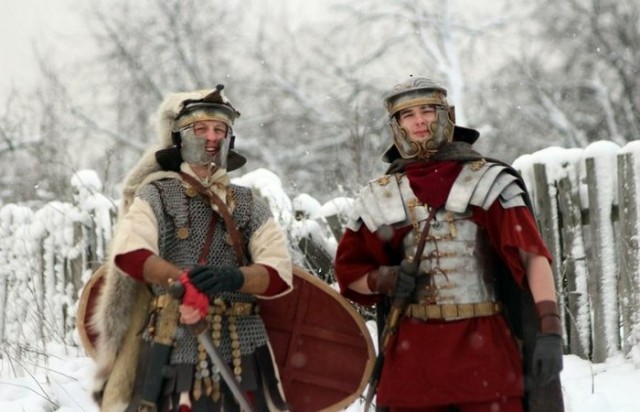 Как одевались древние римляне в холодную погоду