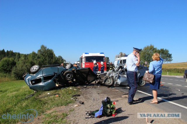 Снова 6 погибших, но уже в Вологодской области