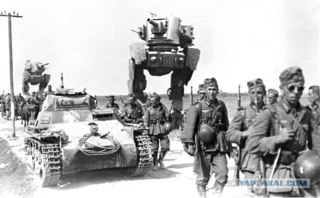 Советский шагающий танк ШТ-1