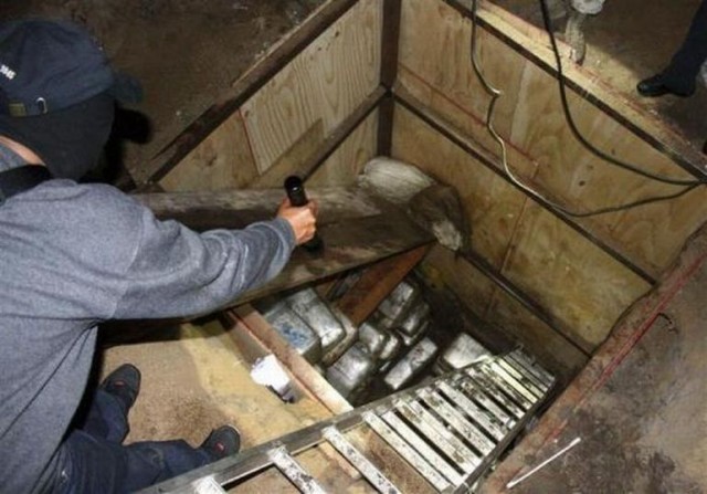 Мексиканские наркоторговцы и их подземные тоннели
