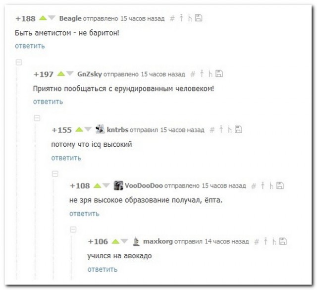 Смешные комментарии из социальных сетей