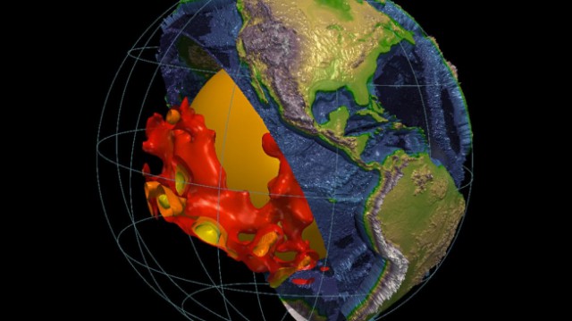 Земную мантию пронзают таинственные структуры размером с континент