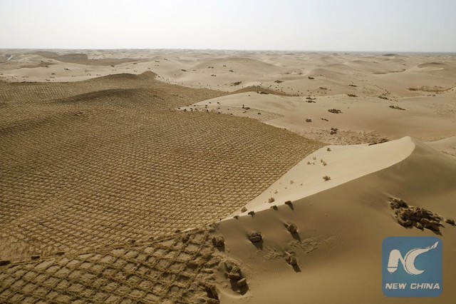 Борьба с пустыней в Китае