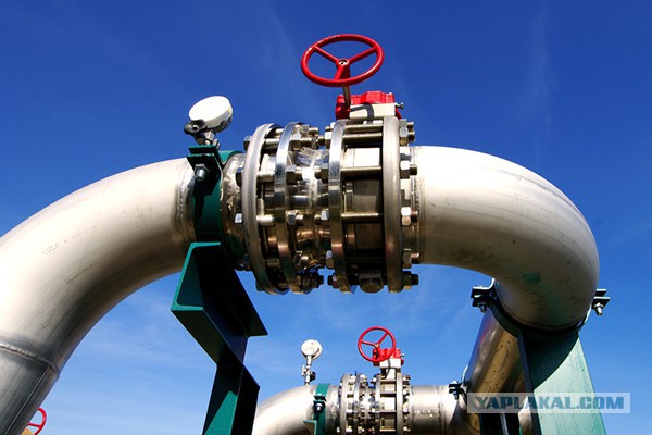 "Газпром"перекроет газ идущий