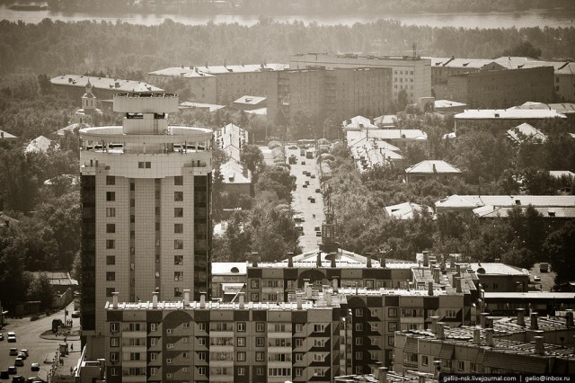 Виртуальное путешествие в Красноярск: Вид с высоты