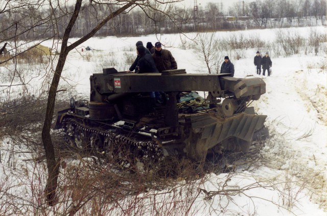 Раскопки огнеметного танка ОТ-34/76