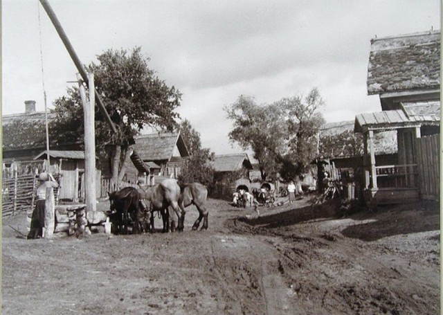 Немецкие фотографии русской деревни 1942-1943 гг. Фотограф Асимус Реммер