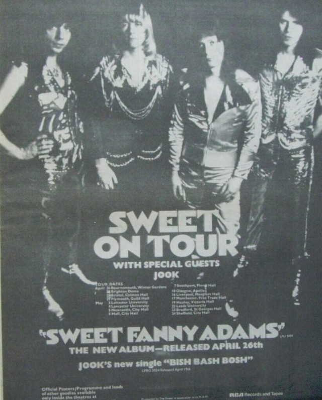 Музыка и музыканты:   Sweet « Fanny Adams » 50 лет!