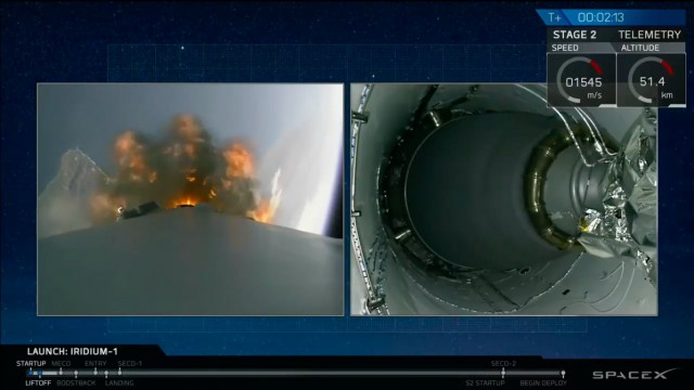 Онлайн: Запуск Falcon 9 с 10 спутниками Iridium NEXT