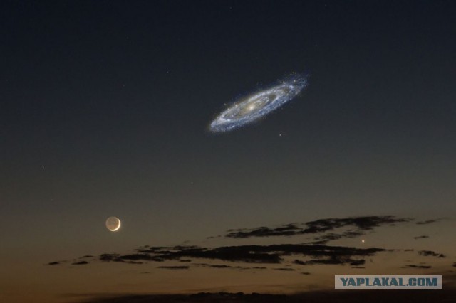 Zoom Галактики Андромеда