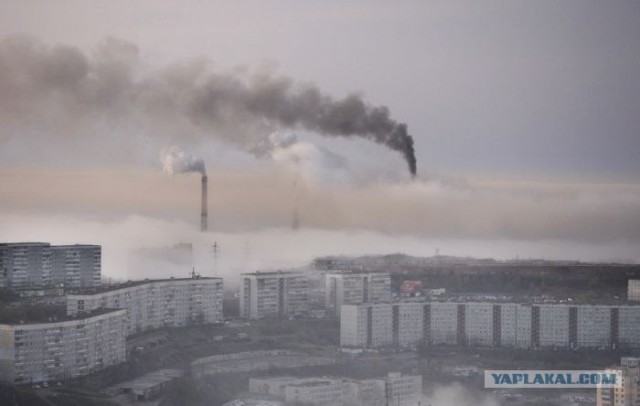 Утренний туман во Владивостоке