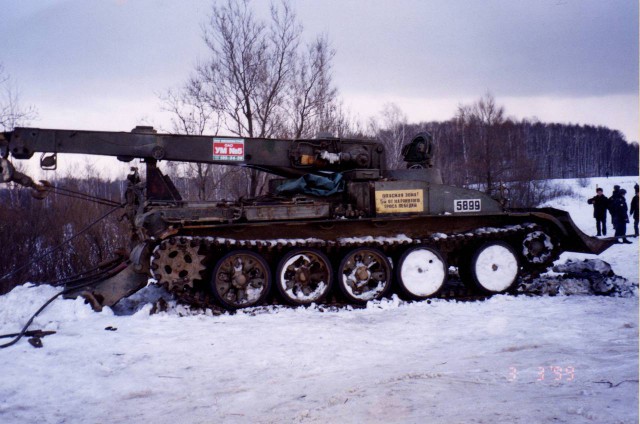 Раскопки огнеметного танка ОТ-34/76