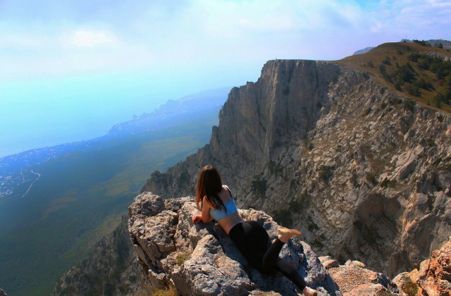 Девушки на отдыхе в Крыму.