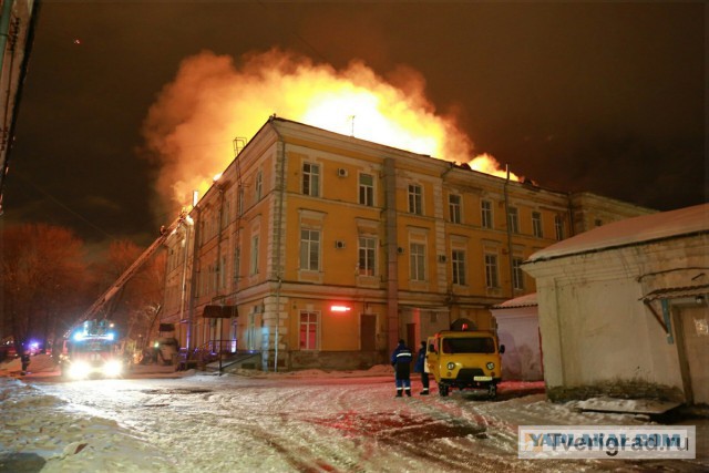 В Твери сгорела Детская областная больница...