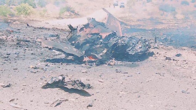 Ливия, огнем с земли завалили "Мираж F1"