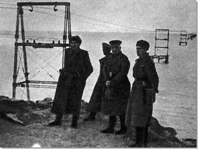 Как фашисты строили мост через Керченский пролив