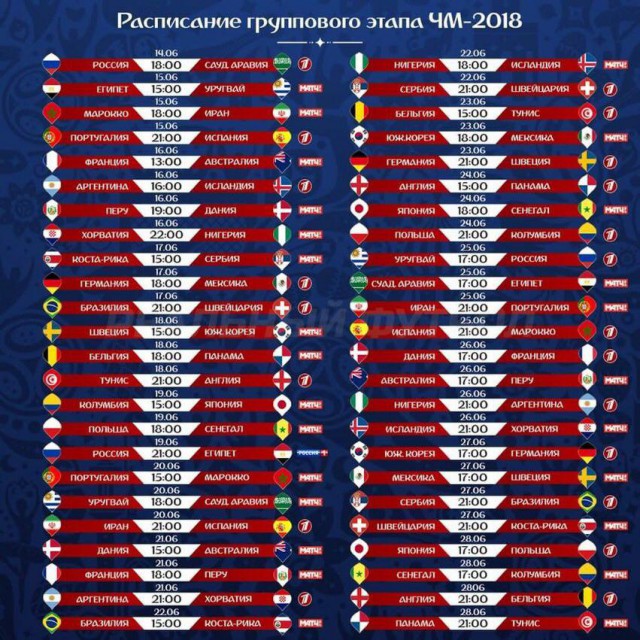 Чемпионат Мира по футболу.Россия 2018.