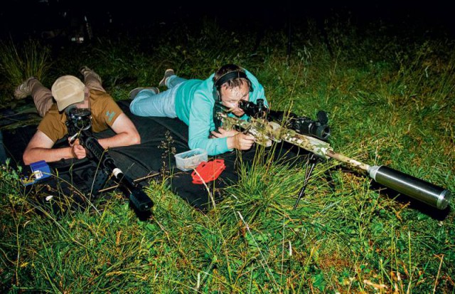 Работа русского снайпера: как стреляют ночью
