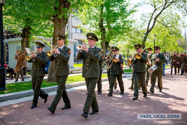 Парад в честь украинских ветеранов ВОВ