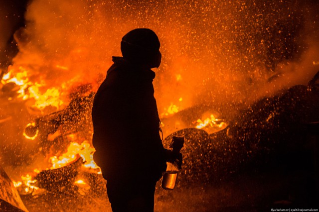 Уличные бои в Киеве