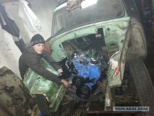 ГАЗ-24 с турбированным двигателем от Toyota