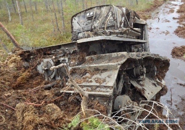 В Тверской области подняли артиллерийский тягач