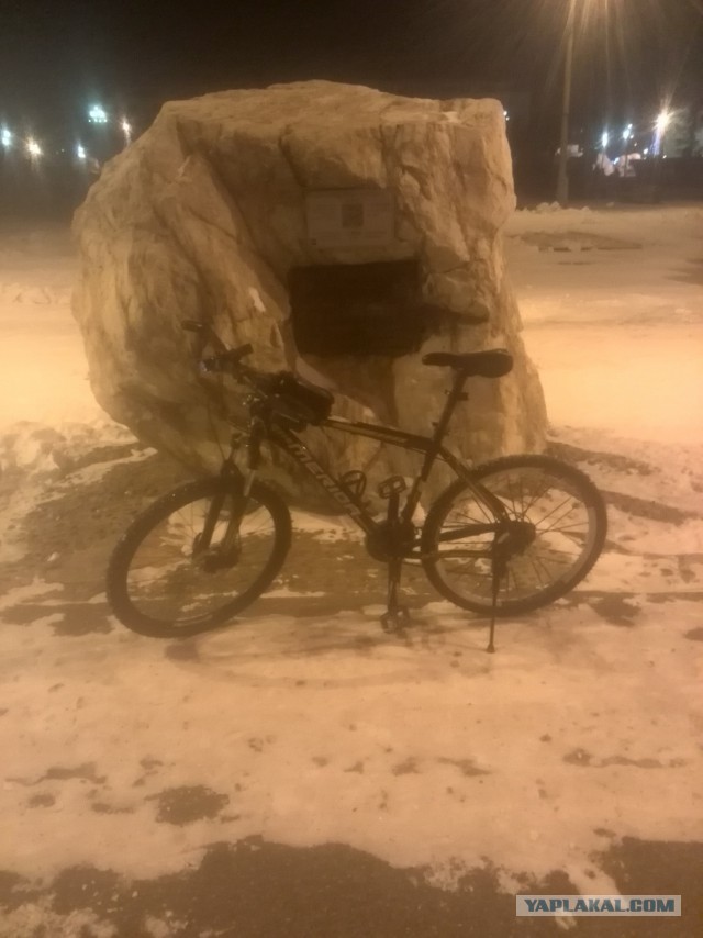 Зимних велосипедных покатушек пост
