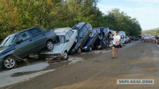 Сель в селе Дачном под Судаком