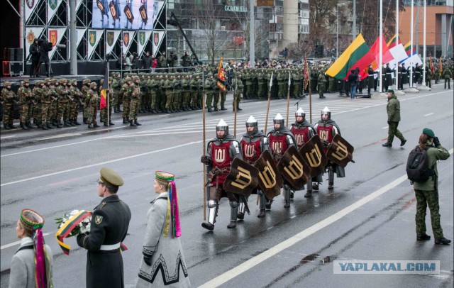 Парад в честь 100-летия литовской армии