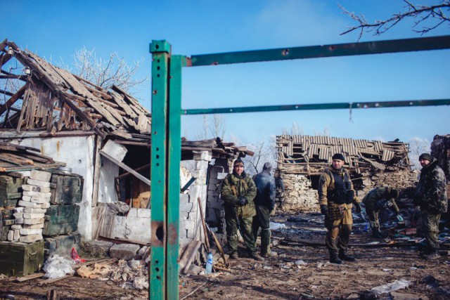Бои в районе Дебальцево, февраль 2015 г.