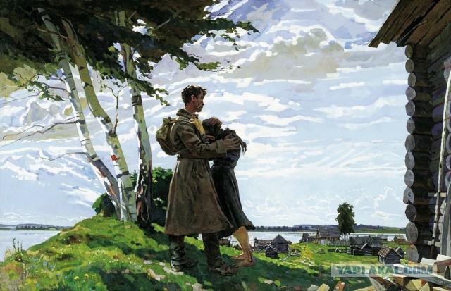 Великая Отечественная война на картинах Советских художников.