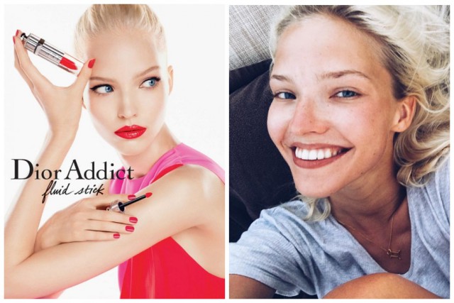 Как выглядят без макияжа красотки из рекламы косметики (18 фото)