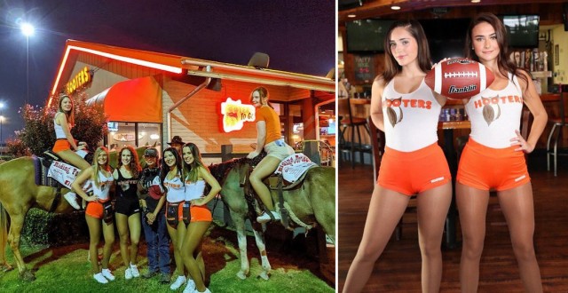 Сексуальные официантки Hooters