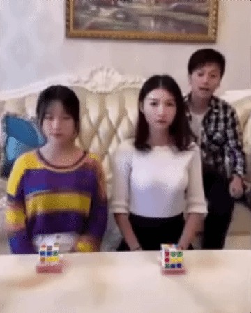 Корейцы и кубик Рубика
