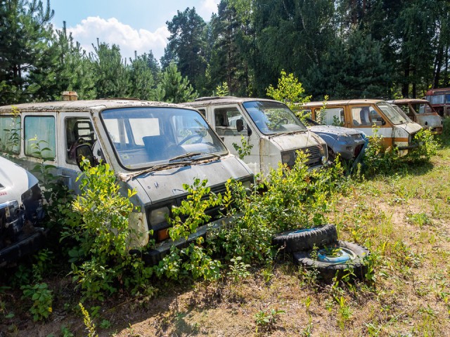 Кладбище "РАФиков" в Латвии