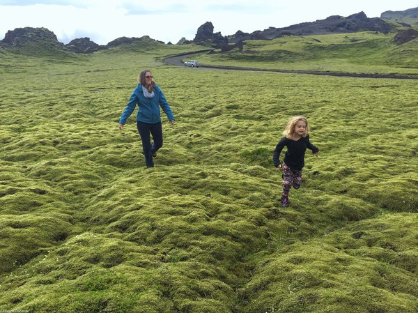 Мох в Исландии настолько глубок, что ходишь по нему, как по подушке