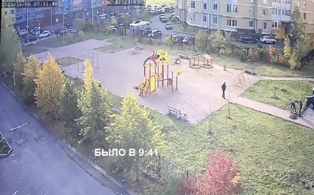 В Пушкине снесли установленную жильцами детскую площадку